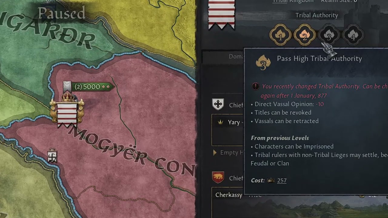 Cómo pasar de Tribal a Feudal en CK3 Guía completa